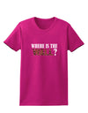 Where Is The Wall Womens Dark T-Shirt by TooLoud-TooLoud-Hot-Pink-Small-Davson Sales