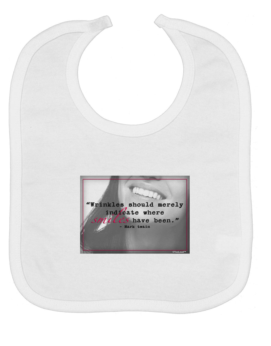 Where Smiles Mark Twain Baby Bib