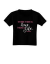 Where There Is Love Gandhi Toddler T-Shirt Dark-Toddler T-Shirt-TooLoud-Black-2T-Davson Sales