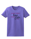 Where There Is Love Gandhi Womens T-Shirt-Womens T-Shirt-TooLoud-Violet-X-Small-Davson Sales