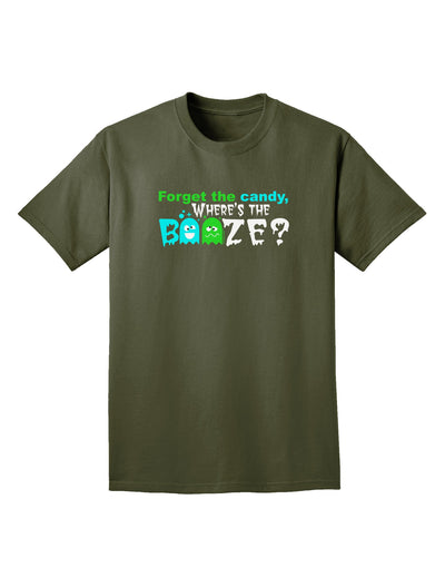 Where's The Booze Adult Dark T-Shirt-Mens T-Shirt-TooLoud-Military-Green-Small-Davson Sales