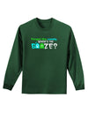 Where's The Booze Adult Long Sleeve Dark T-Shirt-TooLoud-Dark-Green-Small-Davson Sales