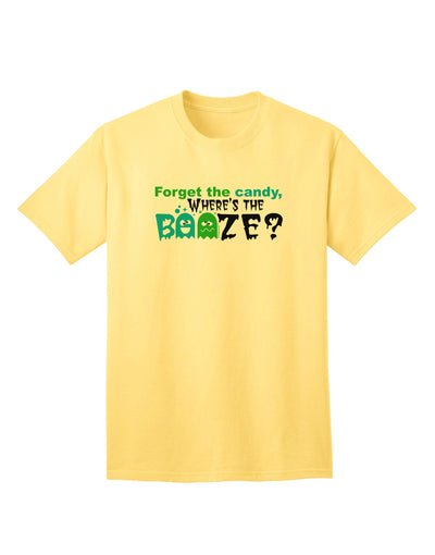 Where's The Booze Adult T-Shirt-unisex t-shirt-TooLoud-Yellow-Small-Davson Sales