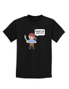 Where's the Booty At - Petey the Pirate Childrens Dark T-Shirt-Childrens T-Shirt-TooLoud-Black-X-Small-Davson Sales