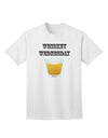 Whiskey Wednesday Design - Adult T-Shirt with Text by TooLoud-Mens T-shirts-TooLoud-White-Small-Davson Sales