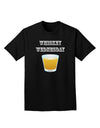 Whiskey Wednesday Design - Text Adult Dark T-Shirt by TooLoud-Mens T-Shirt-TooLoud-Black-Small-Davson Sales