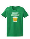 Whiskey Wednesday Design - Text Womens Dark T-Shirt by TooLoud-Womens T-Shirt-TooLoud-Kelly-Green-X-Small-Davson Sales