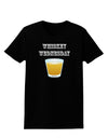 Whiskey Wednesday Design - Text Womens Dark T-Shirt by TooLoud-Womens T-Shirt-TooLoud-Black-X-Small-Davson Sales