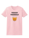 Whiskey Wednesday Design - Text Womens T-Shirt by TooLoud-Womens T-Shirt-TooLoud-PalePink-X-Small-Davson Sales