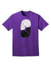 White And Black Inverted Skulls Adult Dark T-Shirt by TooLoud-Mens T-Shirt-TooLoud-Purple-Small-Davson Sales