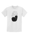 White And Black Inverted Skulls Childrens T-Shirt by TooLoud-Childrens T-Shirt-TooLoud-White-X-Small-Davson Sales