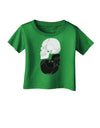 White And Black Inverted Skulls Infant T-Shirt Dark by TooLoud-Infant T-Shirt-TooLoud-Clover-Green-06-Months-Davson Sales