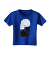 White And Black Inverted Skulls Toddler T-Shirt Dark by TooLoud-Toddler T-Shirt-TooLoud-Royal-Blue-2T-Davson Sales