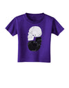 White And Black Inverted Skulls Toddler T-Shirt Dark by TooLoud-Toddler T-Shirt-TooLoud-Purple-2T-Davson Sales