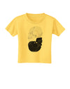 White And Black Inverted Skulls Toddler T-Shirt by TooLoud-Toddler T-Shirt-TooLoud-Yellow-2T-Davson Sales