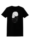 White And Black Inverted Skulls Womens Dark T-Shirt by TooLoud-Womens T-Shirt-TooLoud-Black-X-Small-Davson Sales