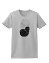 White And Black Inverted Skulls Womens T-Shirt by TooLoud-Womens T-Shirt-TooLoud-AshGray-X-Small-Davson Sales