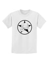 White Skull With Star Childrens T-Shirt by TooLoud-Childrens T-Shirt-TooLoud-White-X-Small-Davson Sales