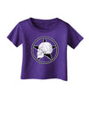 White Skull With Star Infant T-Shirt Dark by TooLoud-Infant T-Shirt-TooLoud-Purple-06-Months-Davson Sales