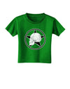 White Skull With Star Toddler T-Shirt Dark by TooLoud-Toddler T-Shirt-TooLoud-Clover-Green-2T-Davson Sales