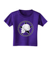 White Skull With Star Toddler T-Shirt Dark by TooLoud-Toddler T-Shirt-TooLoud-Purple-2T-Davson Sales