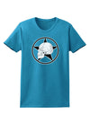 White Skull With Star Womens Dark T-Shirt by TooLoud-Womens T-Shirt-TooLoud-Turquoise-X-Small-Davson Sales