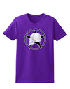 White Skull With Star Womens Dark T-Shirt by TooLoud-Womens T-Shirt-TooLoud-Purple-X-Small-Davson Sales