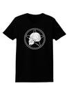 White Skull With Star Womens Dark T-Shirt by TooLoud-Womens T-Shirt-TooLoud-Black-X-Small-Davson Sales