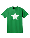 White Star Adult Dark T-Shirt-Mens T-Shirt-TooLoud-Kelly-Green-Small-Davson Sales