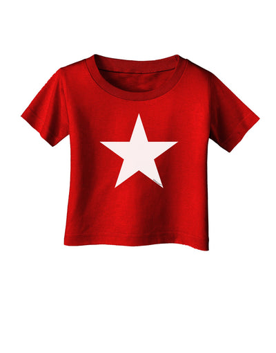 White Star Infant T-Shirt Dark-Infant T-Shirt-TooLoud-Red-06-Months-Davson Sales