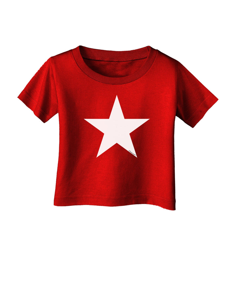 White Star Infant T-Shirt Dark-Infant T-Shirt-TooLoud-Black-06-Months-Davson Sales