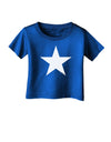 White Star Infant T-Shirt Dark-Infant T-Shirt-TooLoud-Royal-Blue-06-Months-Davson Sales