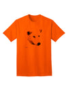 White Wolf Head Cutout Adult T-Shirt-unisex t-shirt-TooLoud-Orange-Small-Davson Sales