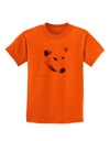 White Wolf Head Cutout Childrens T-Shirt-Childrens T-Shirt-TooLoud-Orange-X-Small-Davson Sales