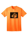 White Wolf Moon Adult T-Shirt: Premium Quality for Discerning Shoppers-Mens T-shirts-TooLoud-Neon-Orange-Small-Davson Sales