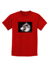 White Wolf Moon Childrens Dark T-Shirt-Childrens T-Shirt-TooLoud-Red-X-Small-Davson Sales