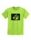 White Wolf Moon Childrens T-Shirt-Childrens T-Shirt-TooLoud-Lime-Green-X-Small-Davson Sales