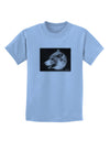 White Wolf Moon Childrens T-Shirt-Childrens T-Shirt-TooLoud-Light-Blue-X-Small-Davson Sales