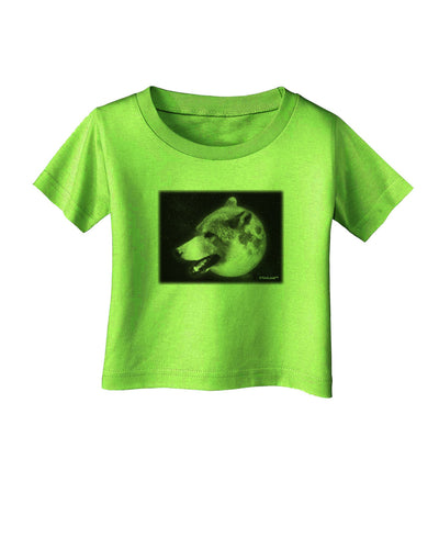 White Wolf Moon Infant T-Shirt-Infant T-Shirt-TooLoud-Lime-Green-06-Months-Davson Sales