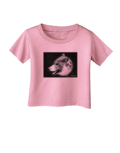 White Wolf Moon Infant T-Shirt-Infant T-Shirt-TooLoud-Candy-Pink-06-Months-Davson Sales