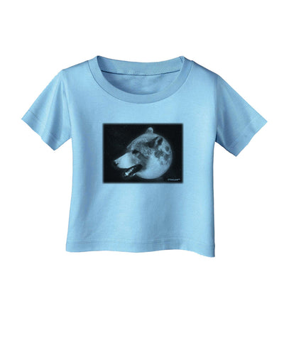 White Wolf Moon Infant T-Shirt-Infant T-Shirt-TooLoud-Aquatic-Blue-06-Months-Davson Sales