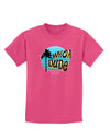 Whoa Dude Childrens Dark T-Shirt by TooLoud-Childrens T-Shirt-TooLoud-Sangria-X-Small-Davson Sales