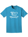 Who's Your Caddy Adult Dark T-Shirt-Mens T-Shirt-TooLoud-Turquoise-Small-Davson Sales