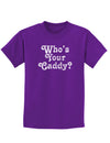 Who's Your Caddy Childrens Dark T-Shirt-Childrens T-Shirt-TooLoud-Purple-X-Small-Davson Sales