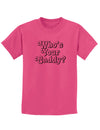 Who's Your Caddy Childrens T-Shirt-Childrens T-Shirt-TooLoud-Sangria-X-Small-Davson Sales