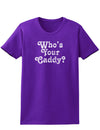 Who's Your Caddy Womens Dark T-Shirt-TooLoud-Purple-X-Small-Davson Sales