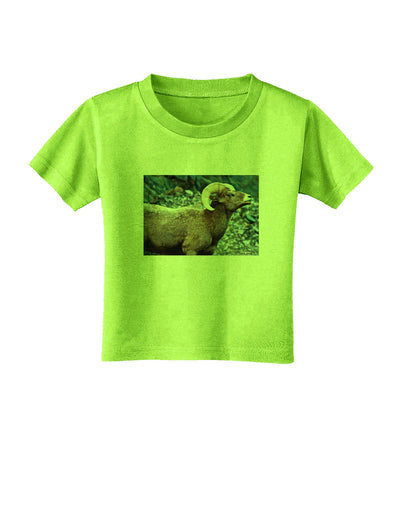 Wide Eyed Big Horn Toddler T-Shirt-Toddler T-Shirt-TooLoud-Lime-Green-2T-Davson Sales