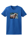 Wide Eyed Big Horn Womens Dark T-Shirt-TooLoud-Royal-Blue-X-Small-Davson Sales