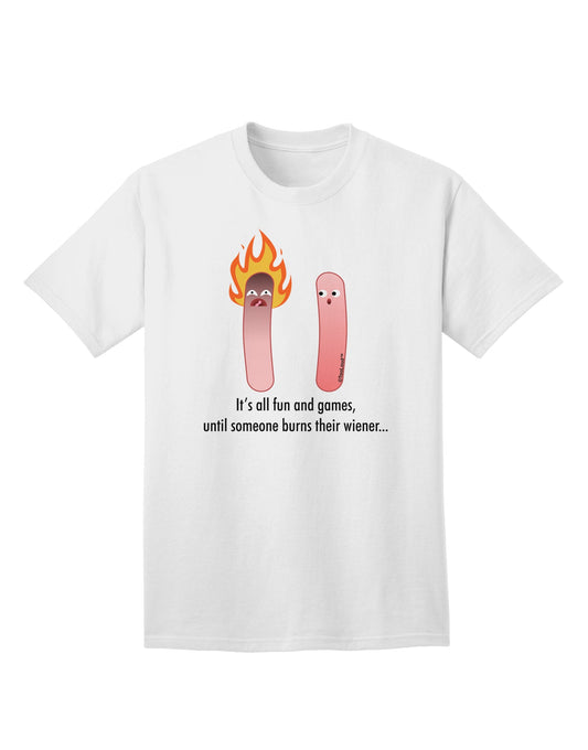 Wiener Adult T-Shirt by TooLoud - A Playful Addition to Your Ecommerce Collection-Mens T-shirts-TooLoud-White-Small-Davson Sales