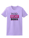 Wife Mom Boss Womens T-Shirt-Womens T-Shirt-TooLoud-Lavender-X-Small-Davson Sales